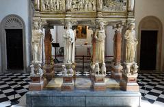 Detail of the tomb of St. Peter Martyr in the Portinari Chapel