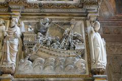 Detail of the tomb of St. Peter Martyr in Basilica of Sant'Eustorgio, Milan