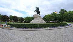 The Bronze Horseman, monument to Peter the Great in Saint Petersburg, Russia