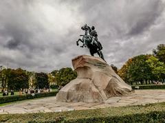 Copper Horseman monument in St. Petersburg, Russia