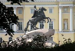 Bronze Horseman statue in Saint Petersburg