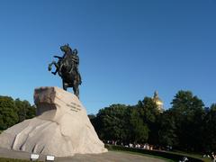 Statue of Peter the Great in Saint Petersburg