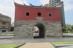 North Gate of Taipei City in the morning, August 2019