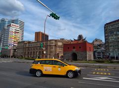 North Gate (Cheng'en Gate) in Taipei with surrounding scenery