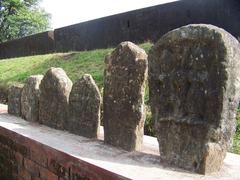 ancient inscriptions inside a fort