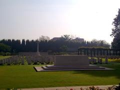 Madras War Cemetery panoramic view