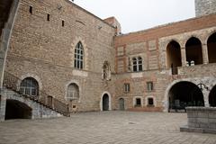 interior courtyard of the Palace of the Kings of Majorca