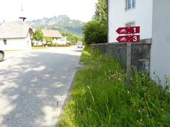 Swiss road signs 4.50.2 for circuits 1 and 3