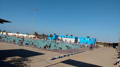 Children enjoying at Marins Swimming Pool