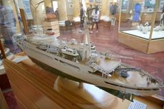 model of the research vessel Professor Vize