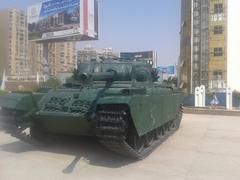 Captured Israeli Centurion tank on display at 6th of October war panorama in Cairo