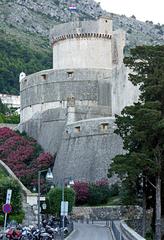 Minčeta Tower during the morning light along Dubrovnik's defense wall