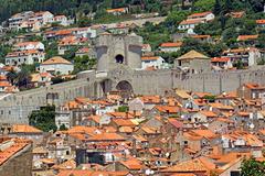 Minceta Tower in Dubrovnik, Croatia along the historic city wall