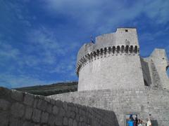 Scenic view of Dubrovnik's historic old town with the Adriatic Sea in the background