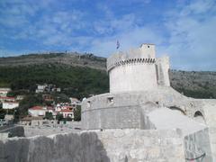 Panoramic view of Dubrovnik's historic old town