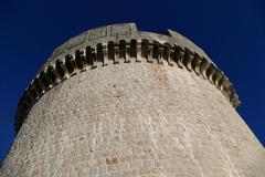 Dubrovnik Old City Walls on a sunny day