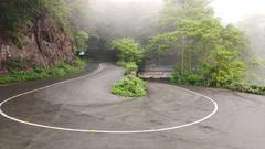 Mannarkkad-Attappadi road hairpin bend