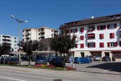 Place du Parc in Broc