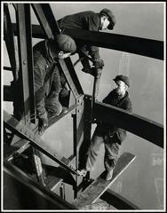 Three Riveters working on Empire State Building, 1931