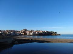 Panoramic view of Banyuls de la Marenda in November 2012