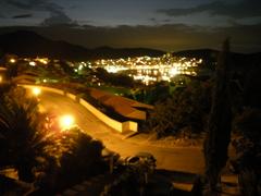 Scenic coastal view of Banyuls-sur-Mer with blue sea and hillside buildings