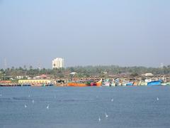 Mappila Bay as seen from Kannur Fort, Kerala, India