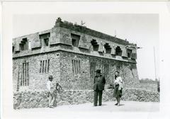 historical photo of Anahuacalli construction