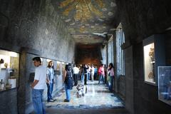 Upper hall at Anahuacalli Museum Mexico City