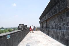 Roof area of Anahuacalli Museum in Mexico City