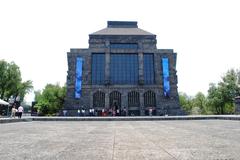 Main facade of Anahuacalli Museum in Mexico City