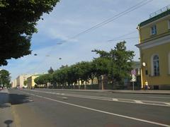 Tauride Palace garden view from Shpalernaya Street