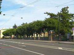 Tauride Palace Garden view from Shpalernaya Street