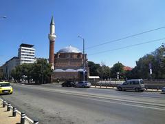 Boulevard Knyaginya Maria-Luiza with Banyabaşı Mosque in Sofia, Bulgaria