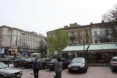 Corner of Maria Luisa Boulevard and Pitotska Street in Sofia, Bulgaria, 2009