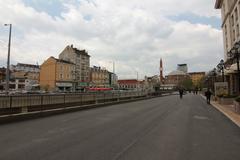 Maria Luiza Boulevard with Banya Bashi Mosque