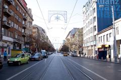 Boulevard Knjaginja Maria Luisa in Sofia towards Sweta Nedelja Church and Mosque