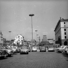 Boulevard Knyaginya Maria-Luiza and Sveta Nedelya Square parking in Sofia, 1969