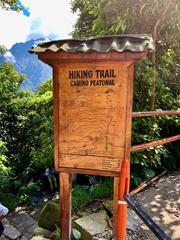 Hiking trail to Machu Picchu