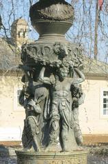 Singing Fountain at the Summer Palace of Queen Anna in Prague