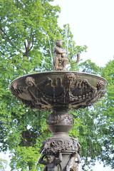 Singing Fountain in the Royal Garden of Prague Castle