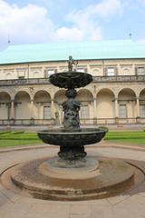 Singing Fountain in the Castle Garden in Prague