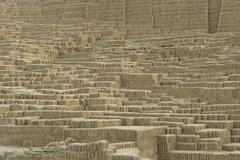 Huaca Pucllana ancient pyramid in Lima, Peru