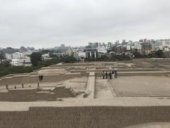 Second platform at Huaca Pucllana archaeological site