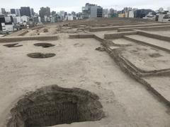 Segunda plaza de los ancestros or third platform at Huaca Pucllana