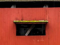 side view of Mecca covered bridge in Indiana