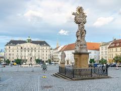 Holy Trinity Column in Brno, Czech Republic