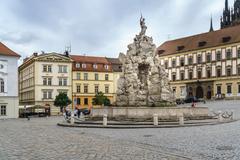 Parnas Fountain in Zelný trh square, Brno