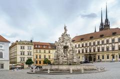 Parnas Fountain in Brno, Czech Republic