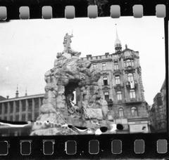 Parnasszus Fountain at Zelný trh square