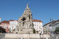 Kašna Parnas fountain at Zelný trh in Brno